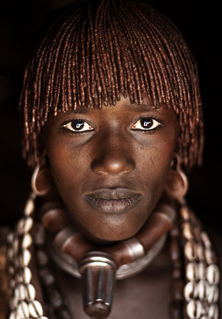 哈默部落，奥莫山谷，埃塞俄比亚