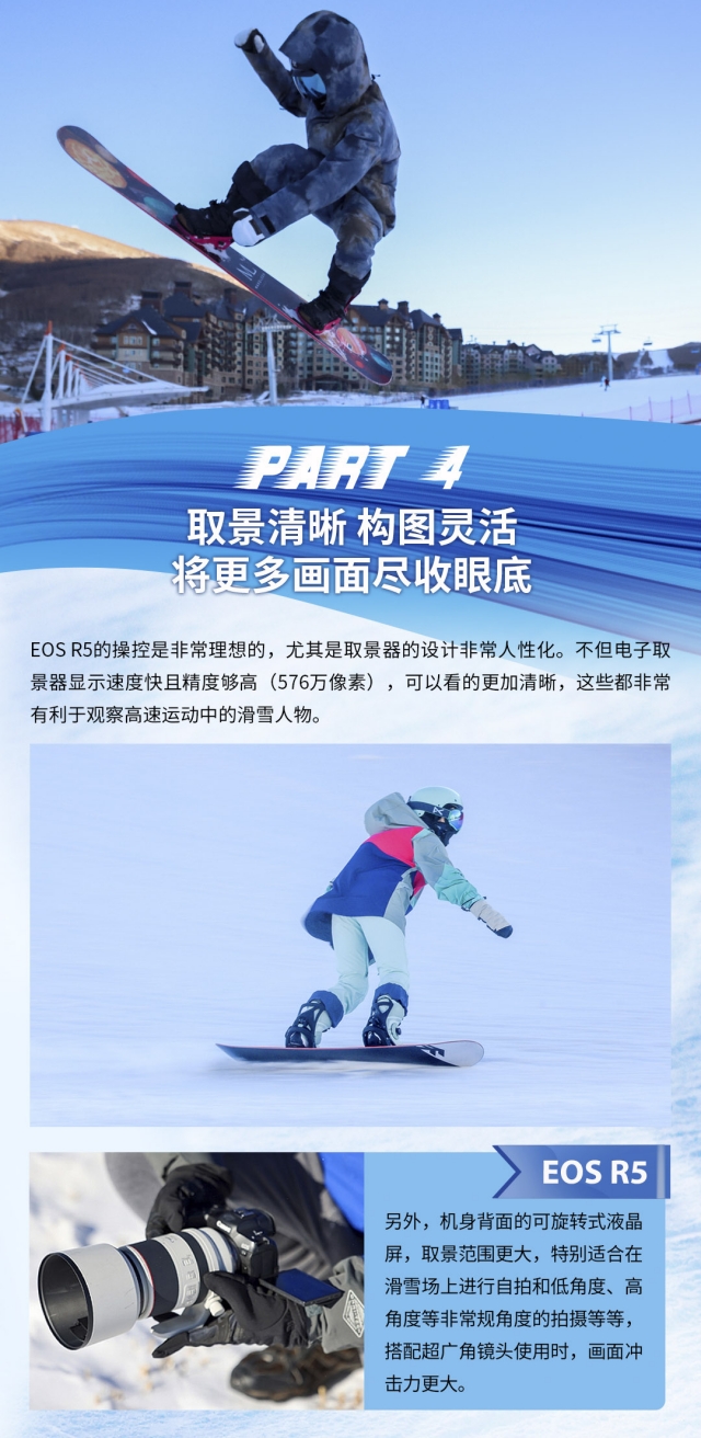记录我的滑雪热爱，就用 EOS R5